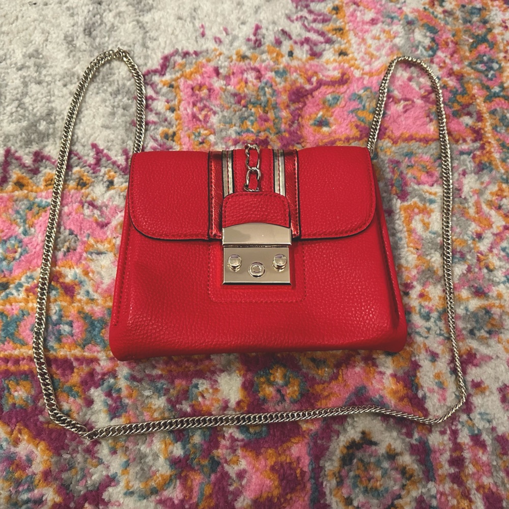 Red Cross Body Purse